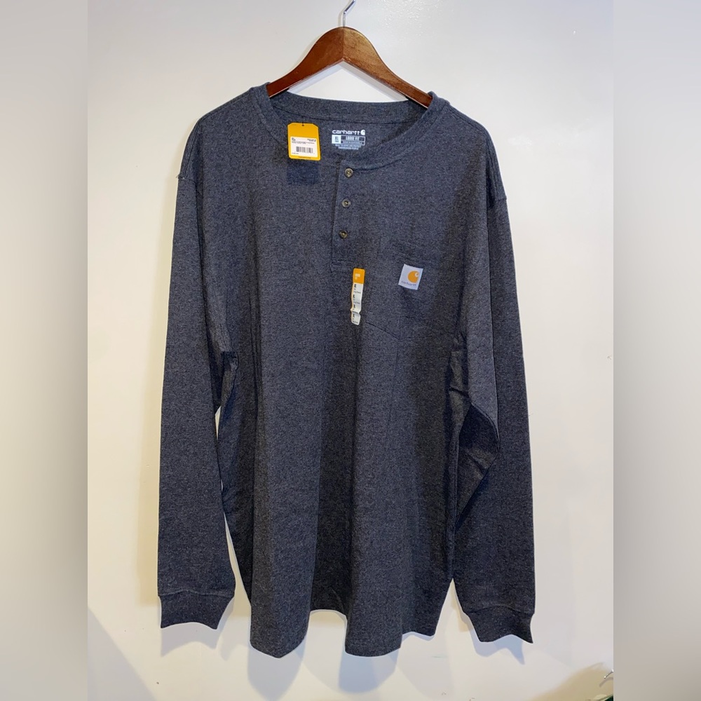 Carhartt Men's Loose Fit Heavyweight Long-Sleeve Pocket T-Shirt